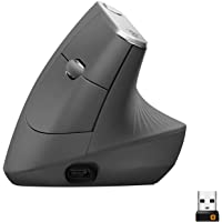 Logitech MX Vertical Ratón Inalámbrico Ergonómico- Multi-Ordenador- 2-4 GHz-Bluetooth con Receptor Unifying USB…